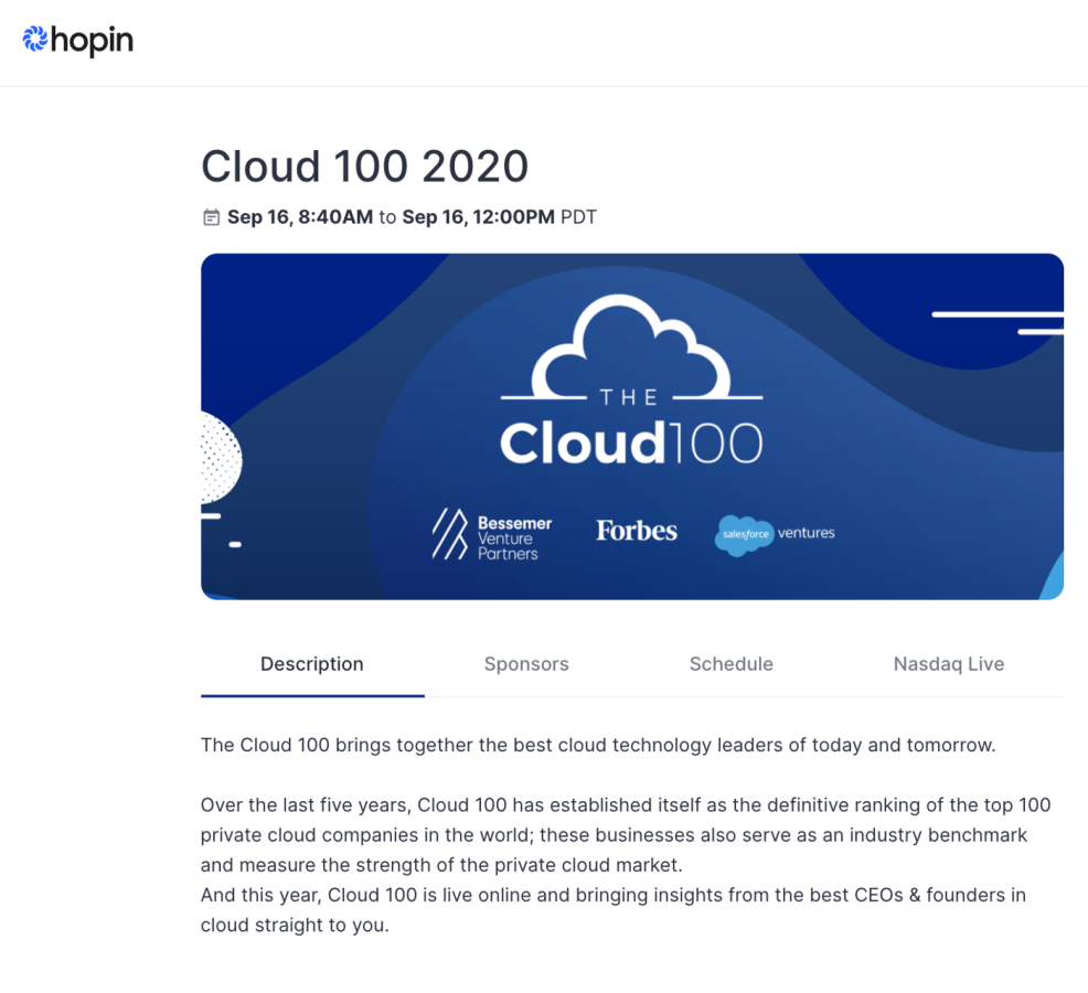 Behind the Scenes of Cloud 100: Lessons Learned for Virtual Events