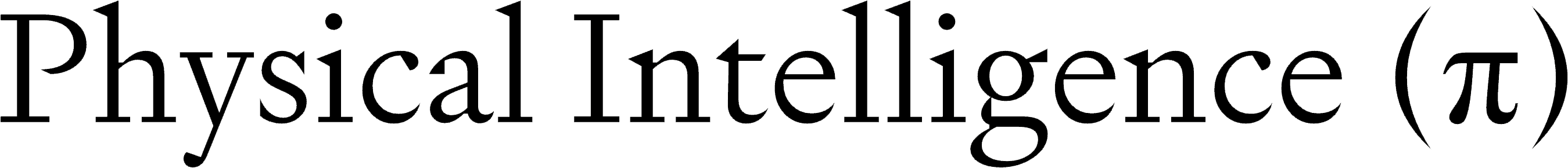 Physical Intelligence